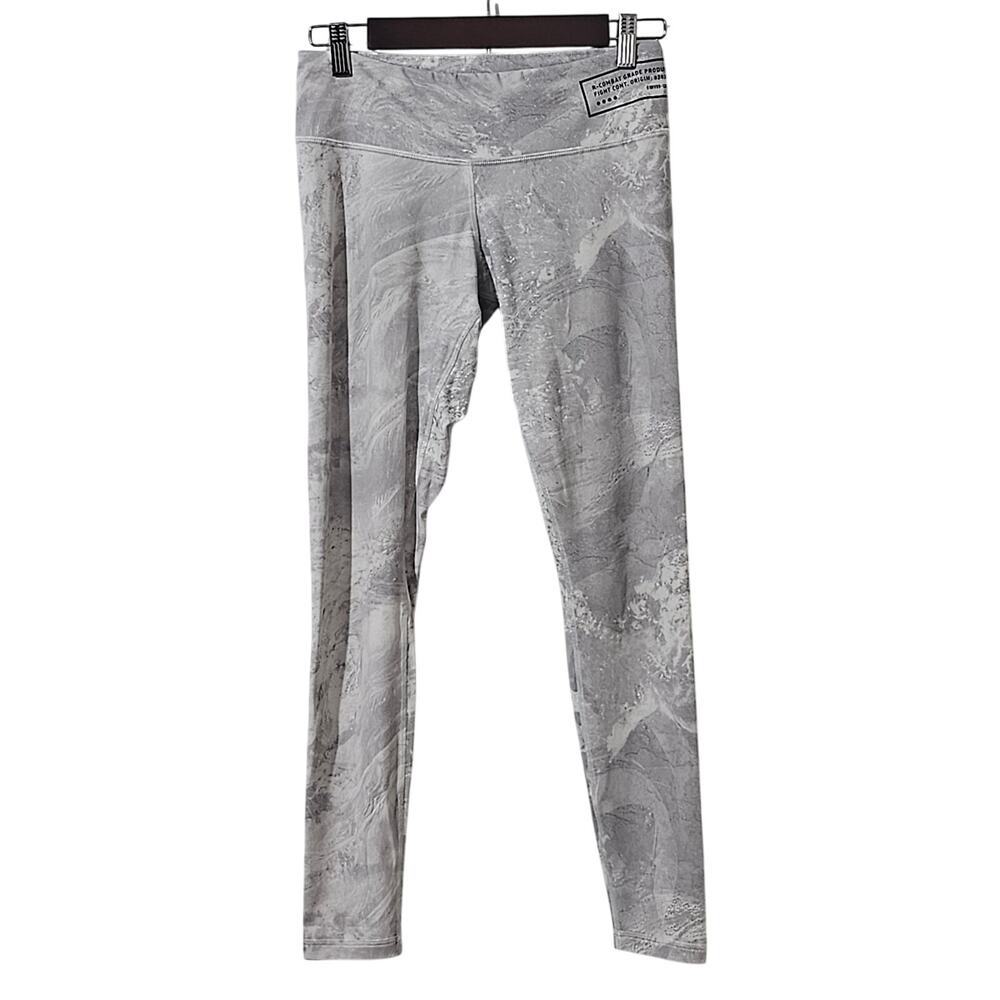 Reebok Speedwick Combat Grey Marble Leggings Size S